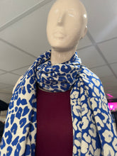 Load image into Gallery viewer, Leopard Print Cashmere Blend Supersoft Scarf (various colours)