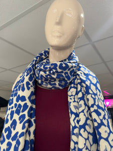 Leopard Print Cashmere Blend Supersoft Scarf (various colours)