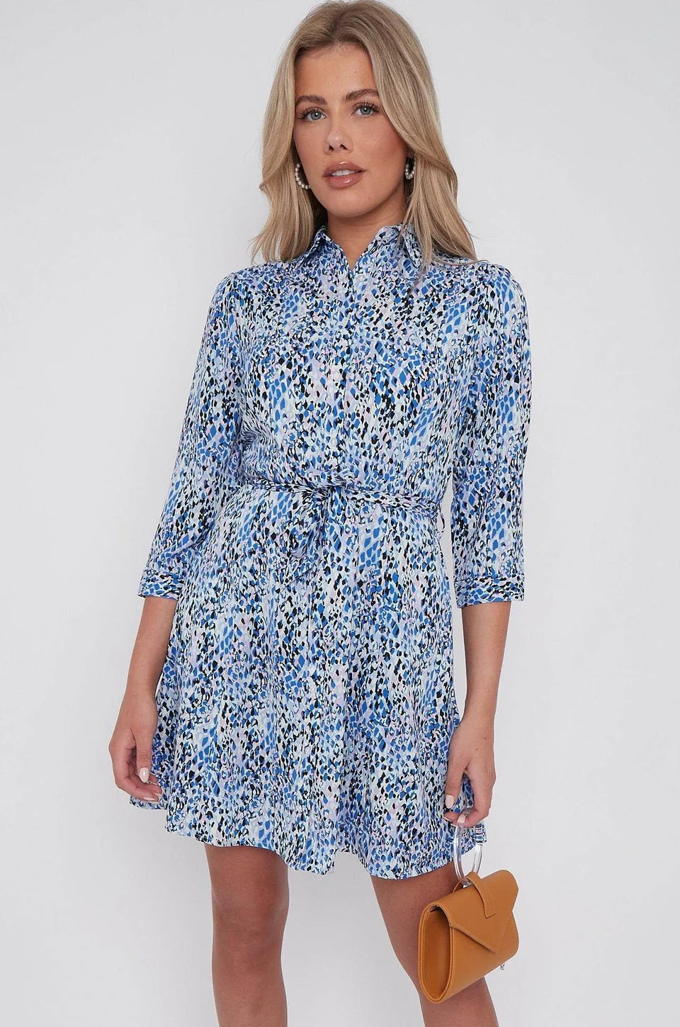 Ocean Mini Shirt Dress