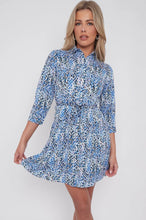 Load image into Gallery viewer, Ocean Mini Shirt Dress