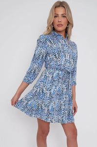 Ocean Mini Shirt Dress