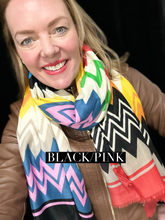 Load image into Gallery viewer, Zig Zag Scarf (various colours)