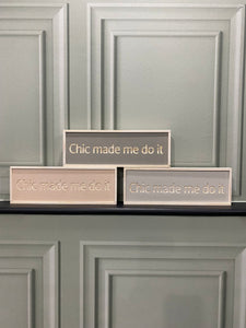 Chic Slogan Wooden Signs - chichappensboutique