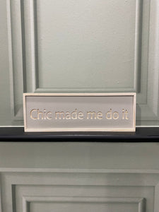 Chic Slogan Wooden Signs - chichappensboutique