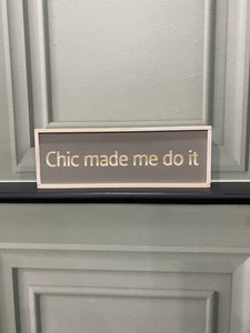 Chic Slogan Wooden Signs - chichappensboutique