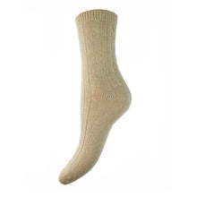 Load image into Gallery viewer, Joya Ribbed Wool Blend Socks (various colours) - chichappensboutique