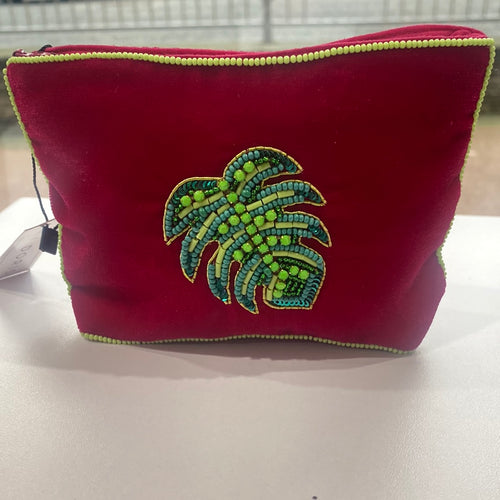 Embroidered Palm Pouch - chichappensboutique