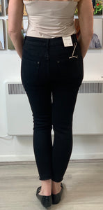 Distressed Stretch Jeans 3060 Black - chichappensboutique
