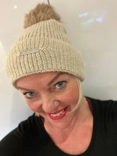 Load image into Gallery viewer, Subtle Sparkle Bobble Hat (various colours) - chichappensboutique