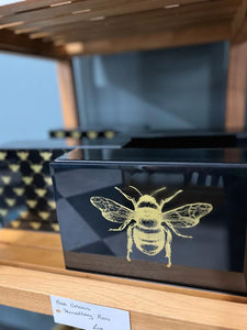 Bee Glass Jewellery Box (2 designs) - chichappensboutique