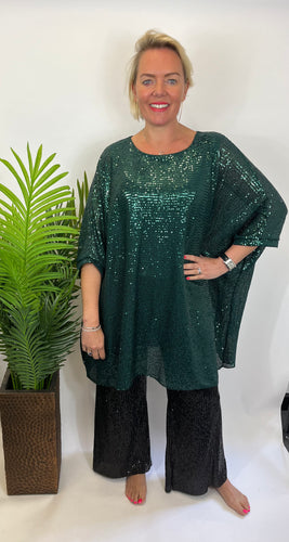 Extra Chic Sequin Tunic (various colours) - chichappensboutique