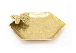 Gold Bee Honeycomb Tray (2 sizes) - chichappensboutique