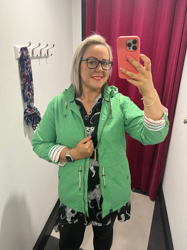 Lighthouse Green Beachcomber Coat - chichappensboutique